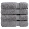 Premium-käsipyyhkeet SOLUND 4 kpl harmaa 50x100 cm 600 gsm