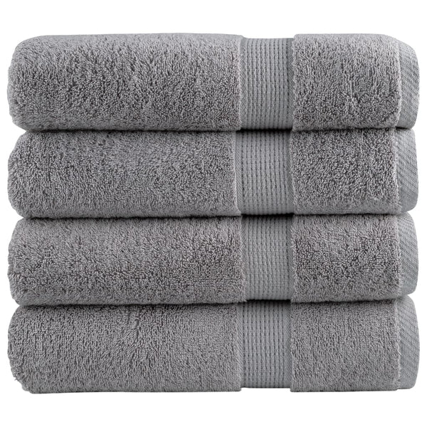Premium-käsipyyhkeet SOLUND 4 kpl harmaa 50x100 cm 600 gsm