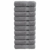 Premium Pyyhkeet SOLUND 10 kpl harmaa 70x140 cm 600 gsm