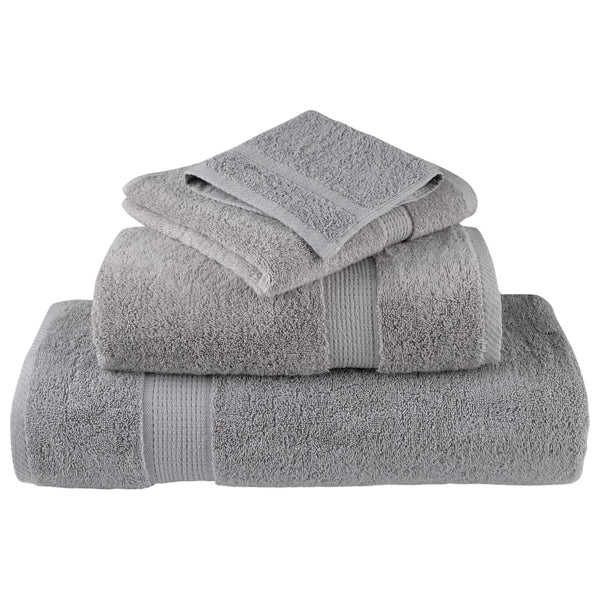 Harmaa premium pyyhkeet Sterieana 100x200cm (2 kpl 600 gsm 100% puuvilla)
