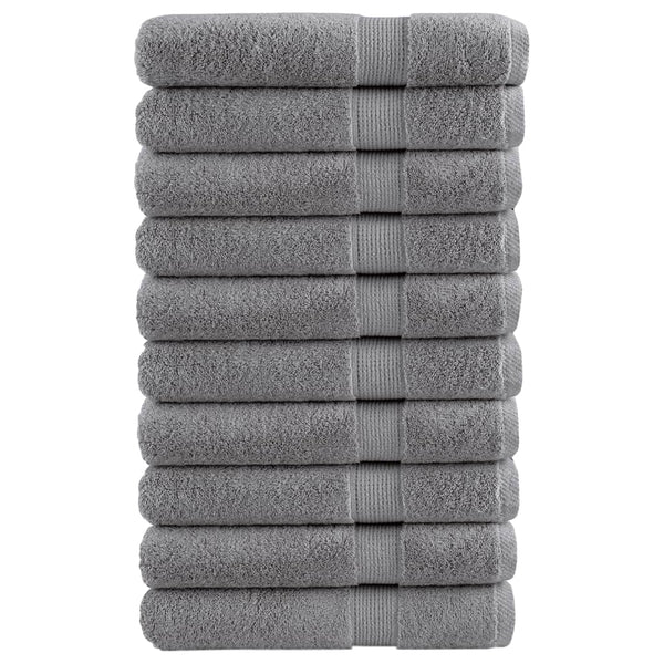 Harmaa premium pyyhkeet Sterieana 100x200cm (10 kpl 600 gsm 100% puuvilla)