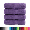 Premium-pesupyyhkeet SOLUND 4 kpl violetti 30x30 cm 600 gsm