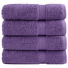 Premium Pyyhkeet 4 kpl violetti 70x140 cm 600 gsm 100% puuvilla