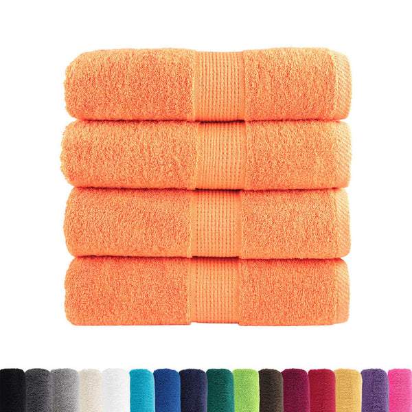 Premium-pesupyyhkeet SOLUND 4 kpl oranssi 30x30 cm 600 gsm