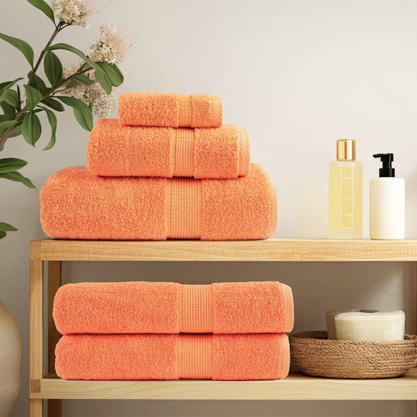 Oranssi premium pyyhkeet Sterieana 50x100cm (10 kpl 600 gsm 100% puuvilla)