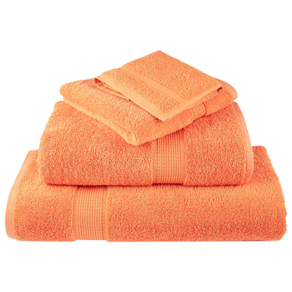Oranssi premium pyyhkeet Sterieana 50x100cm (10 kpl 600 gsm 100% puuvilla)