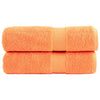 Premium suihkupyyhkeet SOLUND 2 kpl Oranssi 70x140 cm 600 gsm