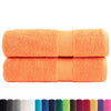 Premium suihkupyyhkeet SOLUND 2 kpl Oranssi 70x140 cm 600 gsm