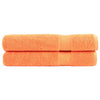 Oranssi premium pyyhkeet Sterieana 100x200cm (2 kpl 600gsm 100% puuvilla)