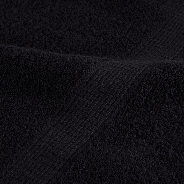Premium-vieraspyyhkeet SOLUND 2 kpl musta 30x50 cm 600 gsm