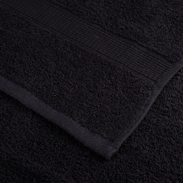 Premium-vieraspyyhkeet SOLUND 4 kpl musta 30x50 cm 600 gsm