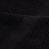 Premium-vieraspyyhkeet SOLUND 4 kpl musta 30x50 cm 600 gsm