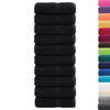 Premium-vieraspyyhkeet SOLUND 10 kpl musta 30x50 cm 600 gsm