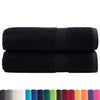 Premium-suihkupyyhkeet SOLUND 2 kpl musta 70x140 cm 600 gsm