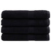 Musta premium pyyhkeet Sterieana 80x200cm (4 kpl 600 gsm 100% puuvilla)