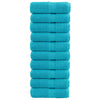 Premium-pesupyyhkeet SOLUND 10 kpl turkoosi 30x30 cm 600 gsm