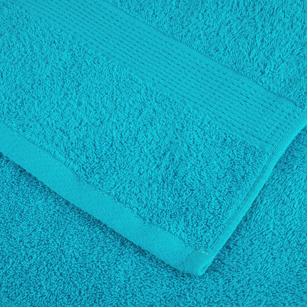 Premium-vieraspyyhkeet SOLUND 2 kpl turkoosi 30x50 cm 600 gsm