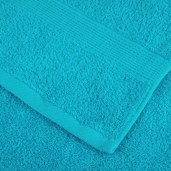 Premium-vieraspyyhkeet SOLUND 10 kpl turkoosi 30x50 cm 600 gsm