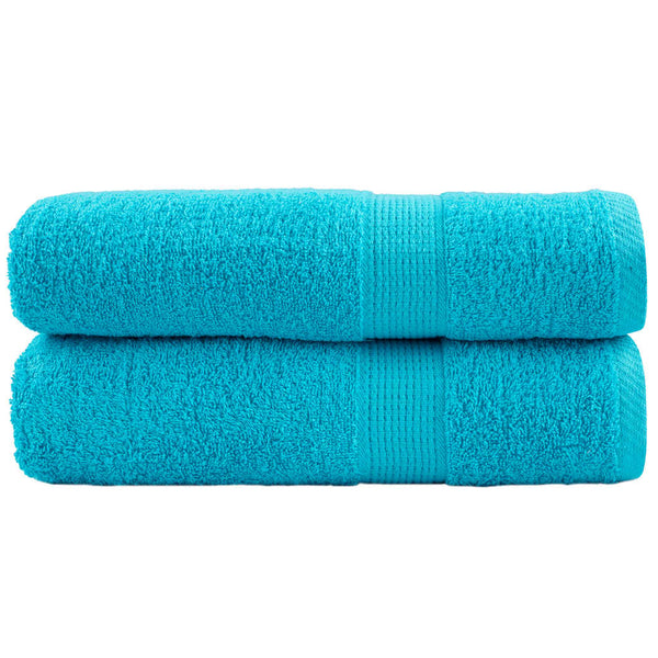 Premium-käsipyyhkeet SOLUND 2 kpl turkoosi 50x100 cm 600 gsm