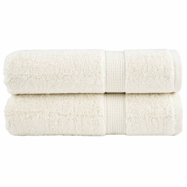 Premium-käsipyyhkeet SOLUND 2 kpl kermanvärinen 50x100 cm 600 gsm