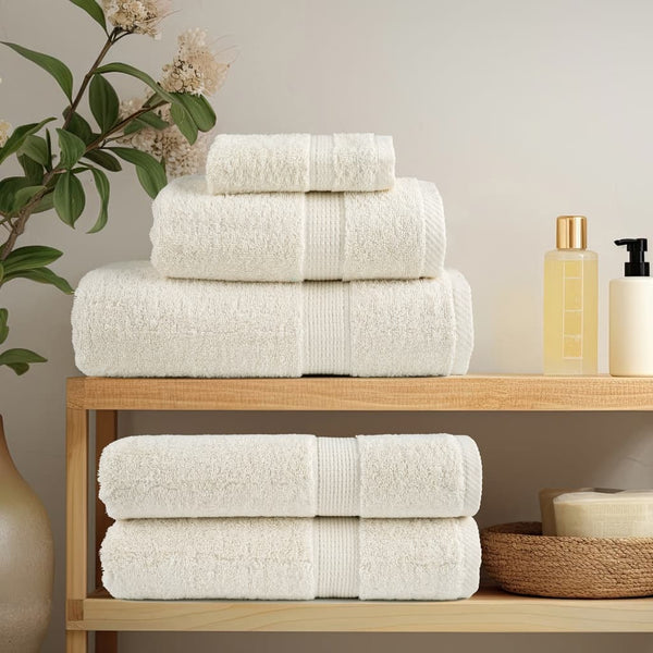 Premium-käsipyyhkeet SOLUND 2 kpl kermanvärinen 50x100 cm 600 gsm