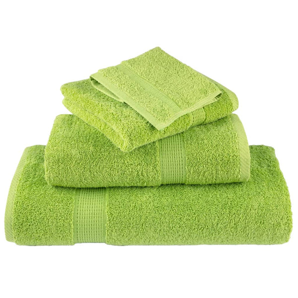 Premium-pesupyyhkeet SOLUND 2 kpl omenanvihreä 30x30 cm 600 gsm