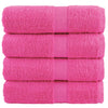 Premium-pesupyyhkeet SOLUND 4 kpl pinkki 30x30 cm 600 gsm