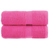 Premium-vieraspyyhkeet SOLUND 2 kpl pinkki 30x50 cm 600 gsm