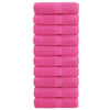 Premium-vieraspyyhkeet SOLUND 10 kpl pinkki 30x50 cm 600 gsm