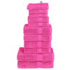 Premium Pyyhkeet 12-osaa SOLUND pinkki 600 gsm