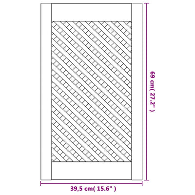 Kaapin ovet ristikkomuotoilu Mihram 39,5x69cm (2 kpl mänty)