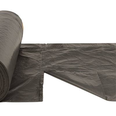 Musta roskapussit kiristysnyöreillä Constatina 120 l (250 kpl)