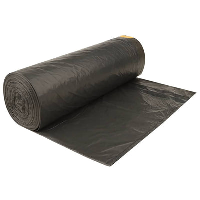 Musta roskapussit kiristysnyöreillä Constatina 240 l (150 kpl)