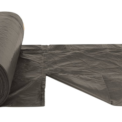 Musta roskapussit kiristysnyöreillä Constatina 240 l (150 kpl)