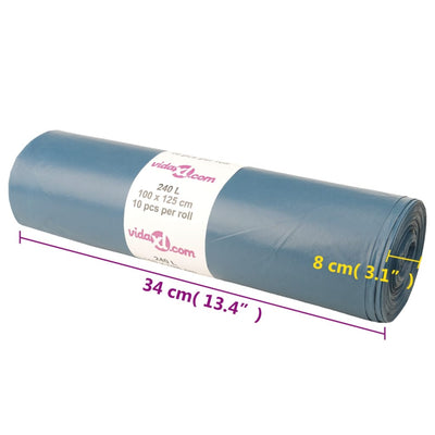 Sininen roskapussit Grayce 240 l (100 kpl)