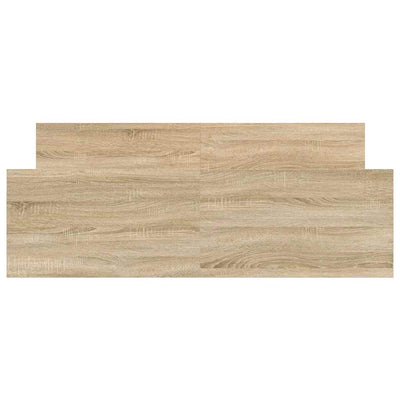 Sonoma-tammi sängynrunko päädyillä Cucu 140x200cm