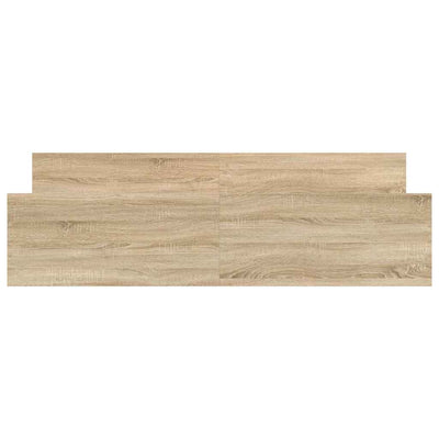 Sonoma-tammi sängynrunko päädyillä Cucu 160x200cm