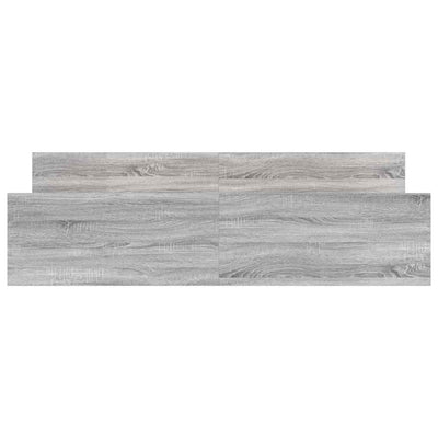 Harmaa sängynrunko päädyillä Cucu 180x200cm