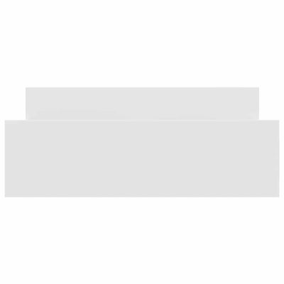 Valkoinen sängynrunko päädyillä Cucu 120x190cm