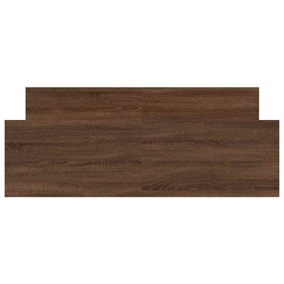 Ruskea tammi sängynrunko päädyillä Cucu 140x190cm