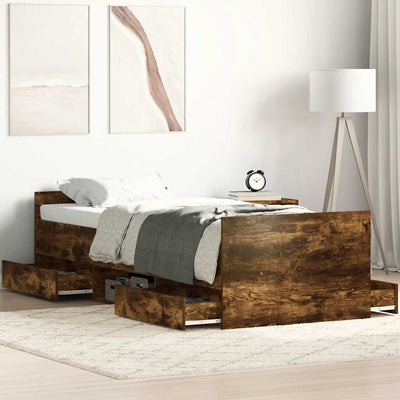 Savutammi sängynrunko päädyillä Milu 100x200cm