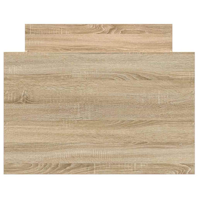 Sonoma-tammi sängynrunko päädyillä Milu 90x200cm