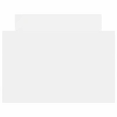 Valkoinen sängynrunko päädyillä Milu 75x190cm