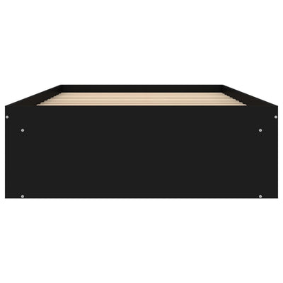 Sängynrunko musta 90x200 cm