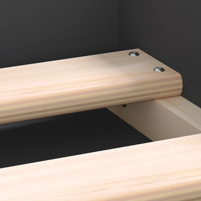 Sängynrunko musta 90x190 cm