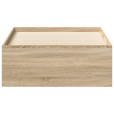 Sonoma-tammi sängynrunko Tisha 90x190cm