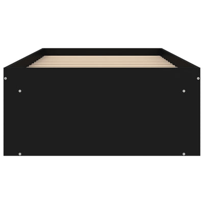 Sängynrunko musta 75x190 cm Small Single