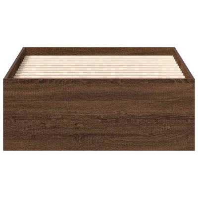 Ruskea tammi sängynrunko Tisha 75x190cm (small single)