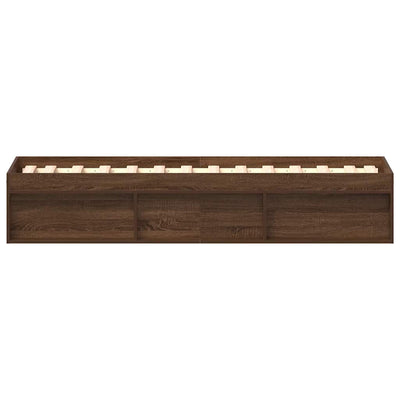 Ruskea tammi sängynrunko Tisha 75x190cm (small single)