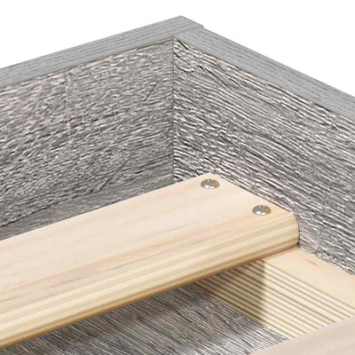 Harmaa sängynrunko Tisha 180x200cm (super king)